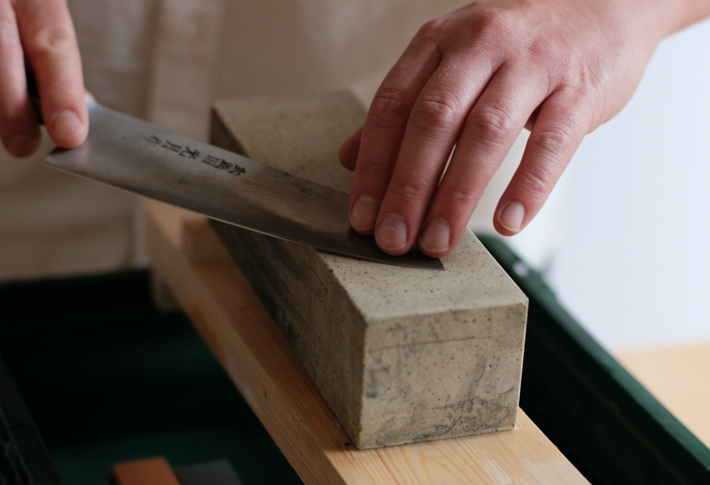 Dōguya sharpening workshop at the Fermentary in Amsterdam