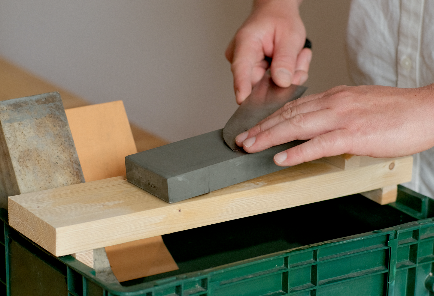 Dōguya sharpening workshop at the Fermentary in Amsterdam