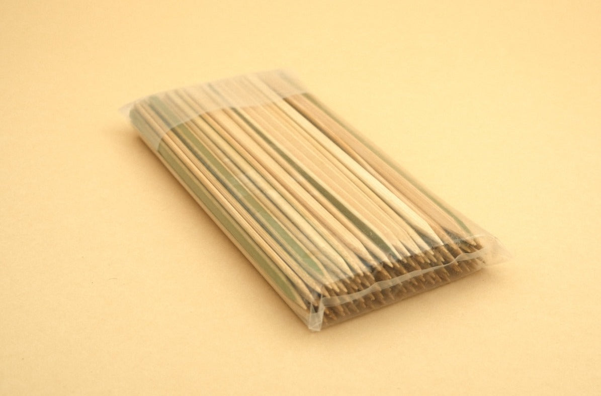 Flat yakitori skewers made of bamboo 100 pcs