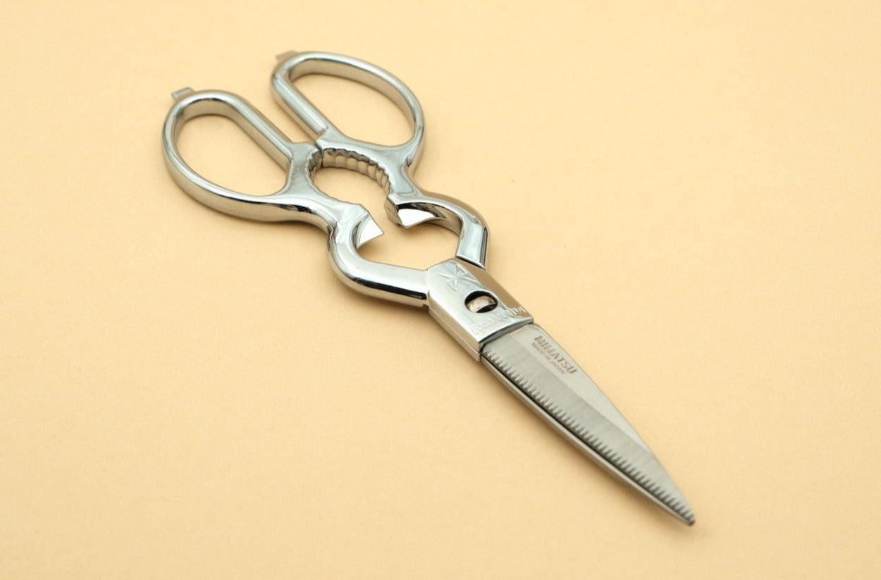 Stainless steel kitchen scissors