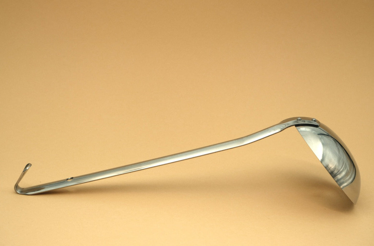 Stainless steel ladle shallow