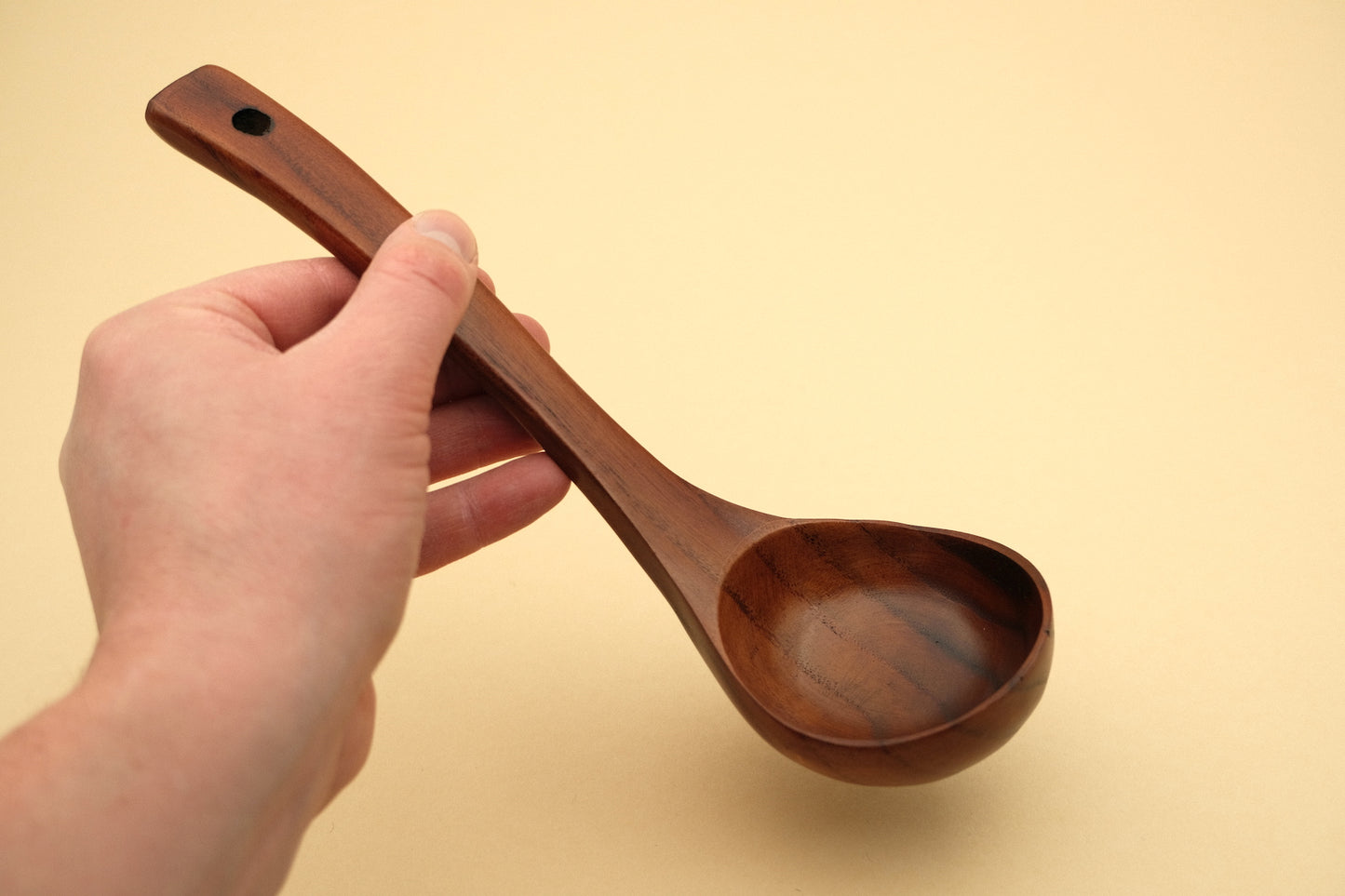 Wooden ladle