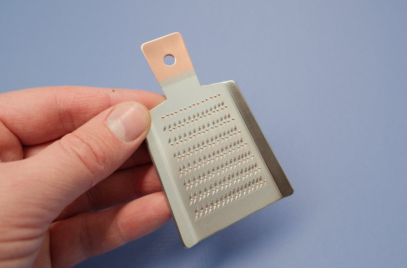 Mini oroshigane grater made of tinned copper