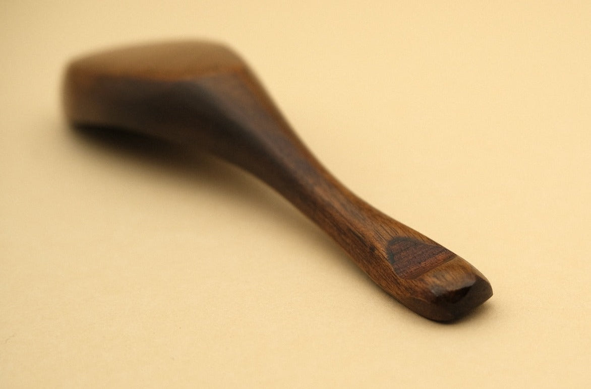 Wooden soup spoon