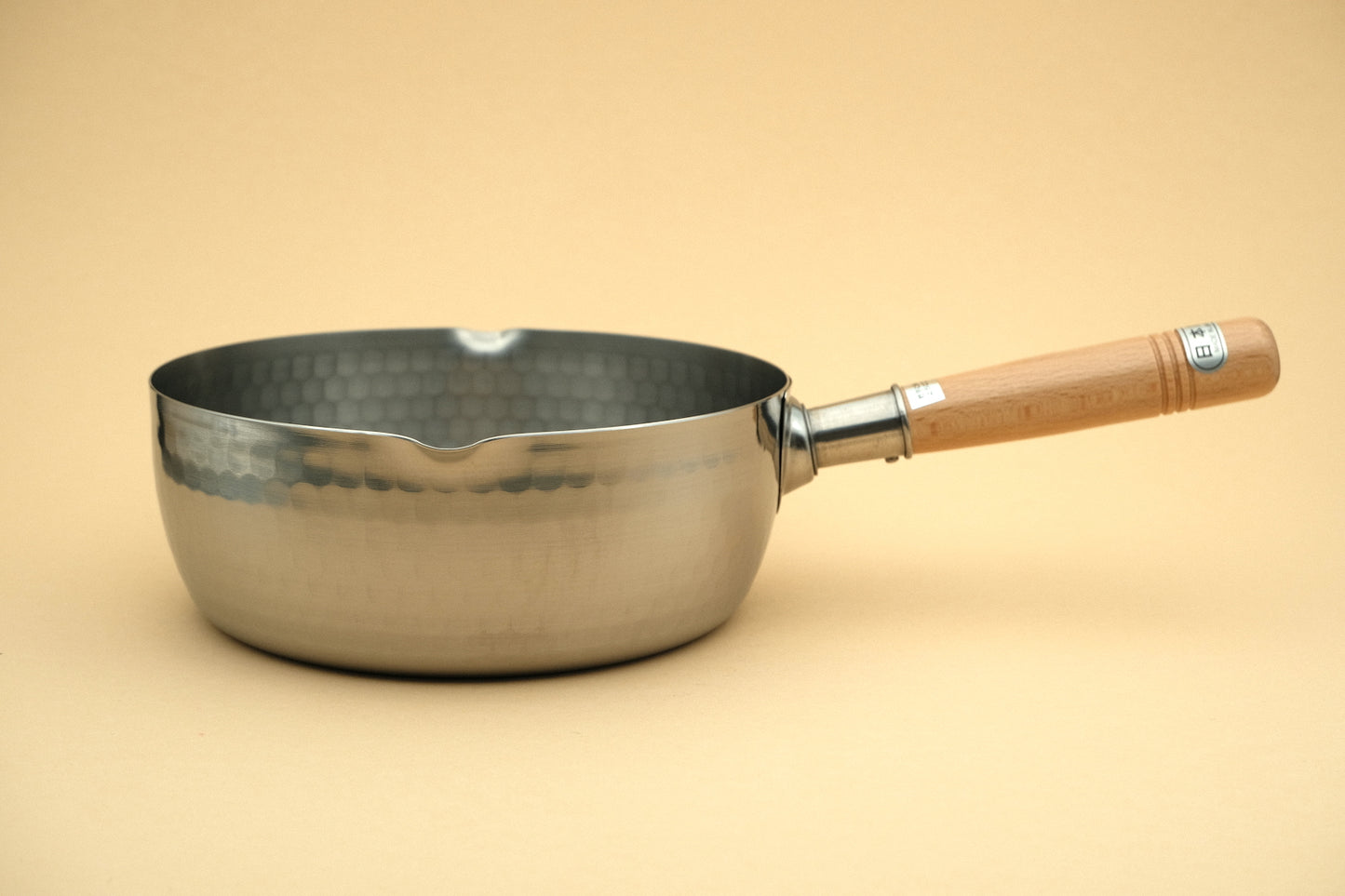 Yukihira sauce pan made of stainless steel with a wooden handle 22