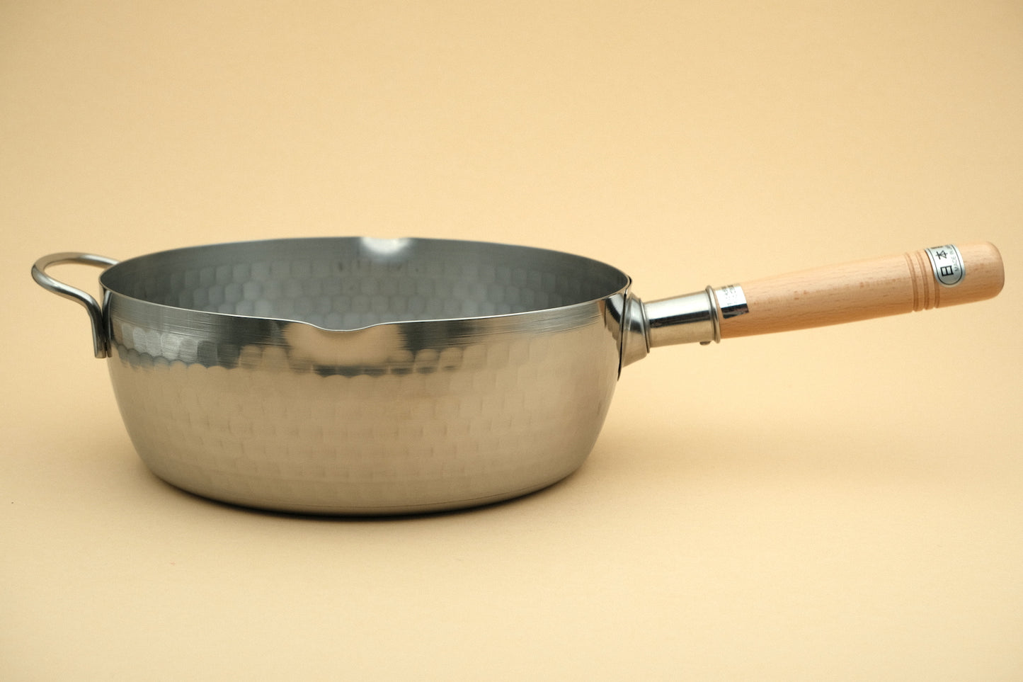 Yukihira sauce pan made of stainless steel with a wooden handle 24